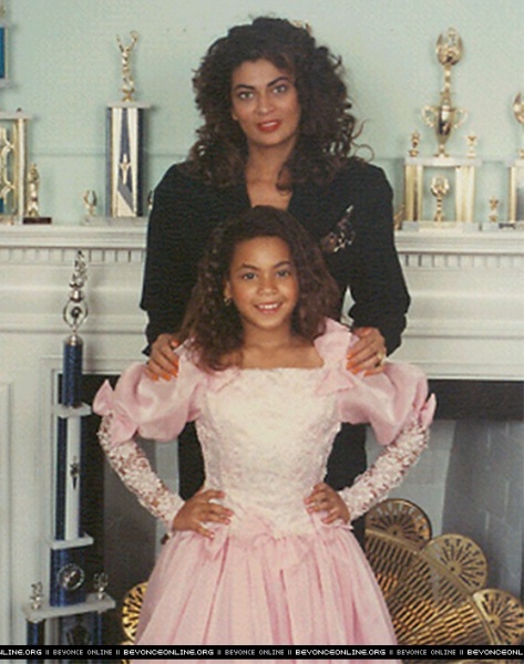 beyonce childhood picture
